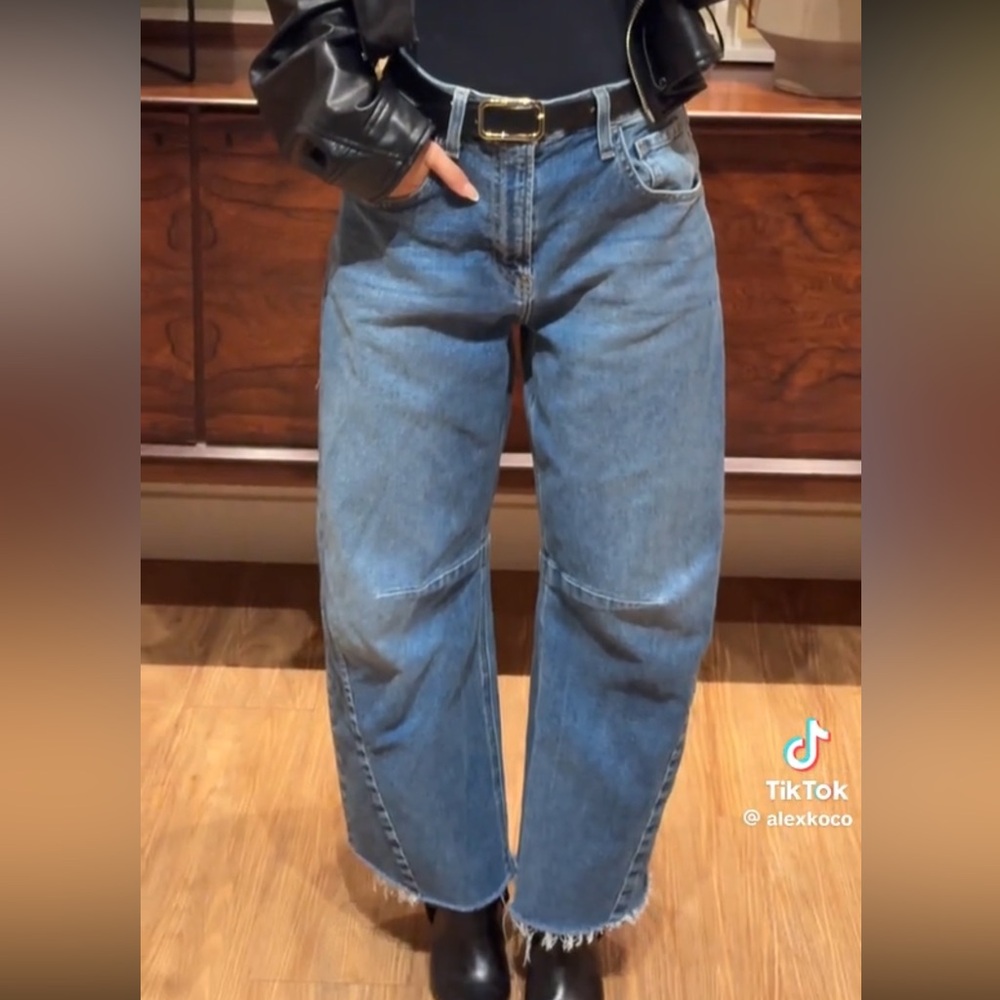 High Rise Balloon Jeans